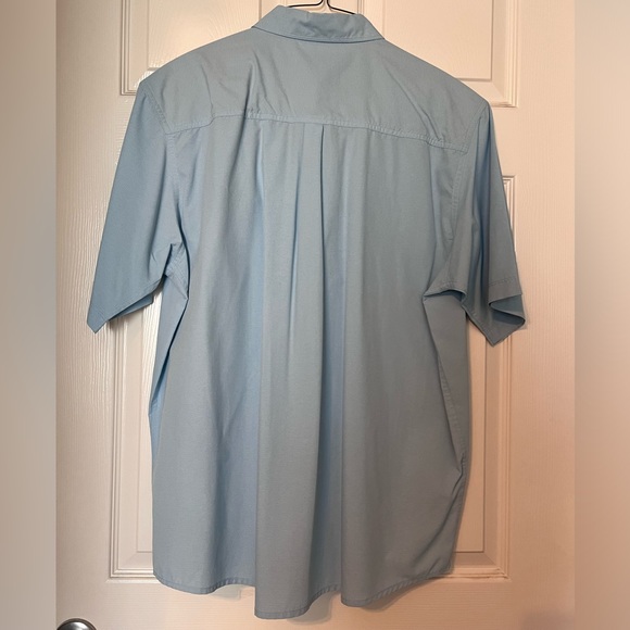 XL Baby Blue Men’s Wrangler Button up - Picture 2 of 3